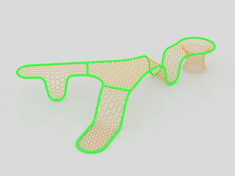 Interactive Play 023 (Climbing Net Adventure Course B)