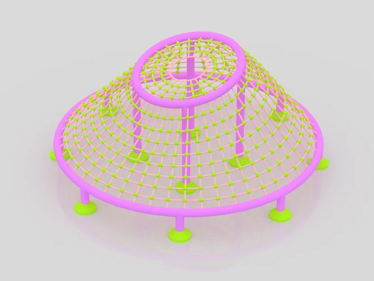 Interactive Play 024 (Climbing Net Adventure Course C)
