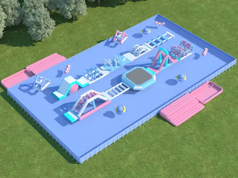 Interactive Play 040 (Inflatable Water Obstacle Course)