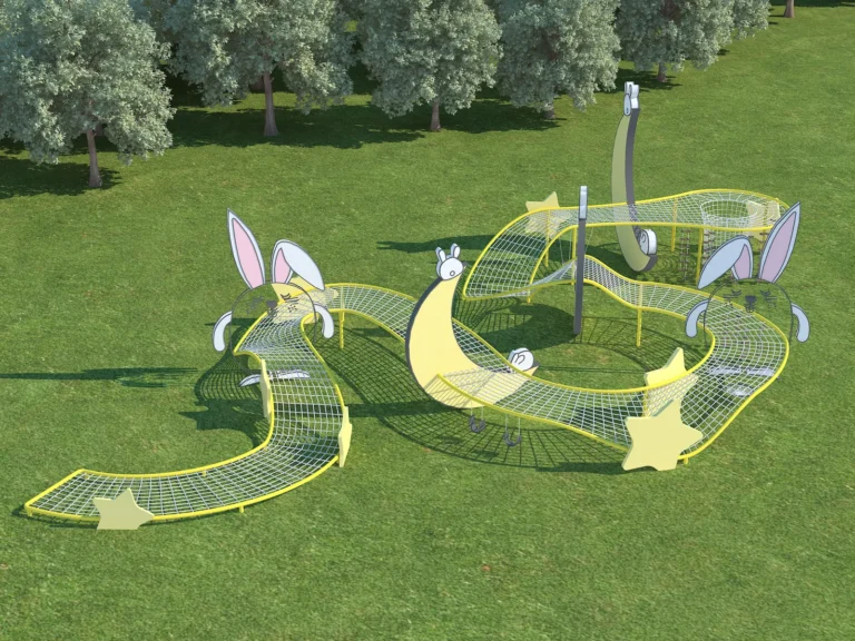 Interactive Play 041 (Rabbit-Climbing Net)
