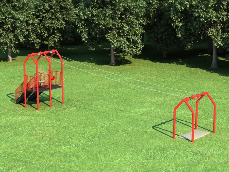 Interactive Play 052 (Two-Person Kids Zip Line)