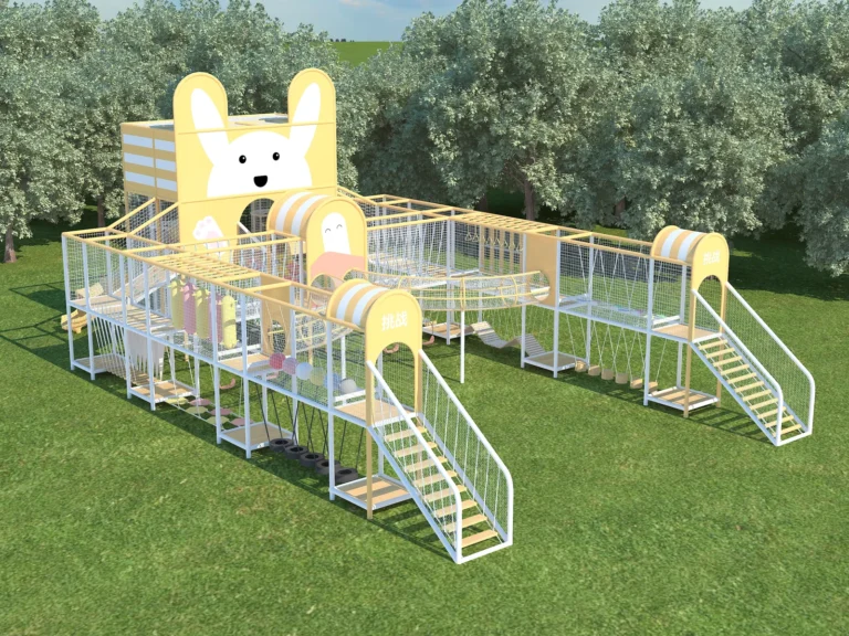 Interactive Play 055 (Two-Level Kids Adventure Course)