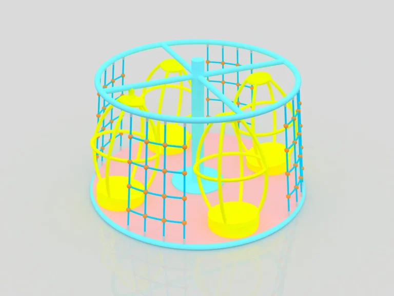 Interactive Play 077 (Space Ring Rotating Astronaut Ride)