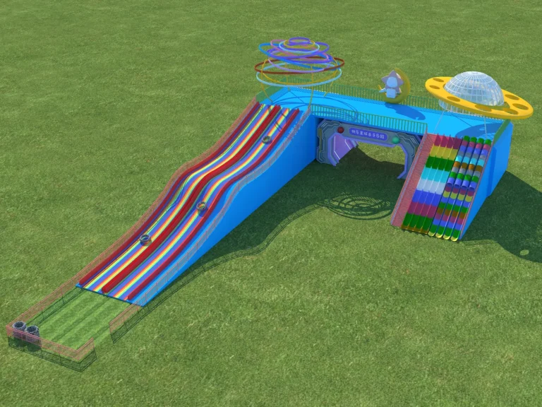 Interactive Play 140 (Slide World Gate — Reverse View)