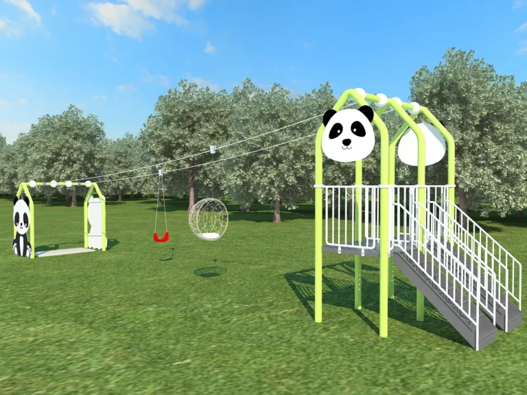 Interactive Play 161 (Panda-Zip Line)
