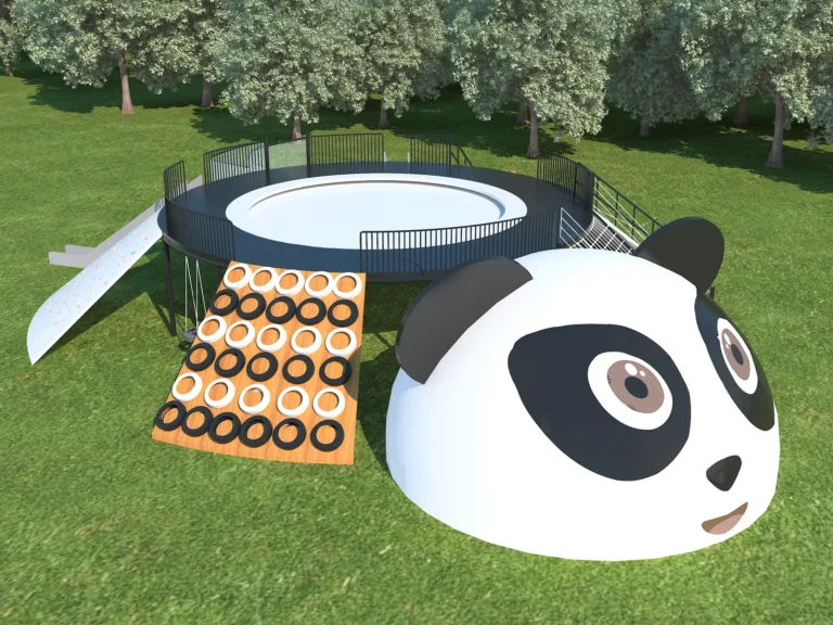 Interactive Play 164 (Panda-Trampoline)