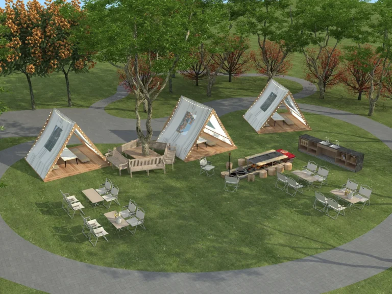 Interactive Play 241 (Camping Tent Structure)
